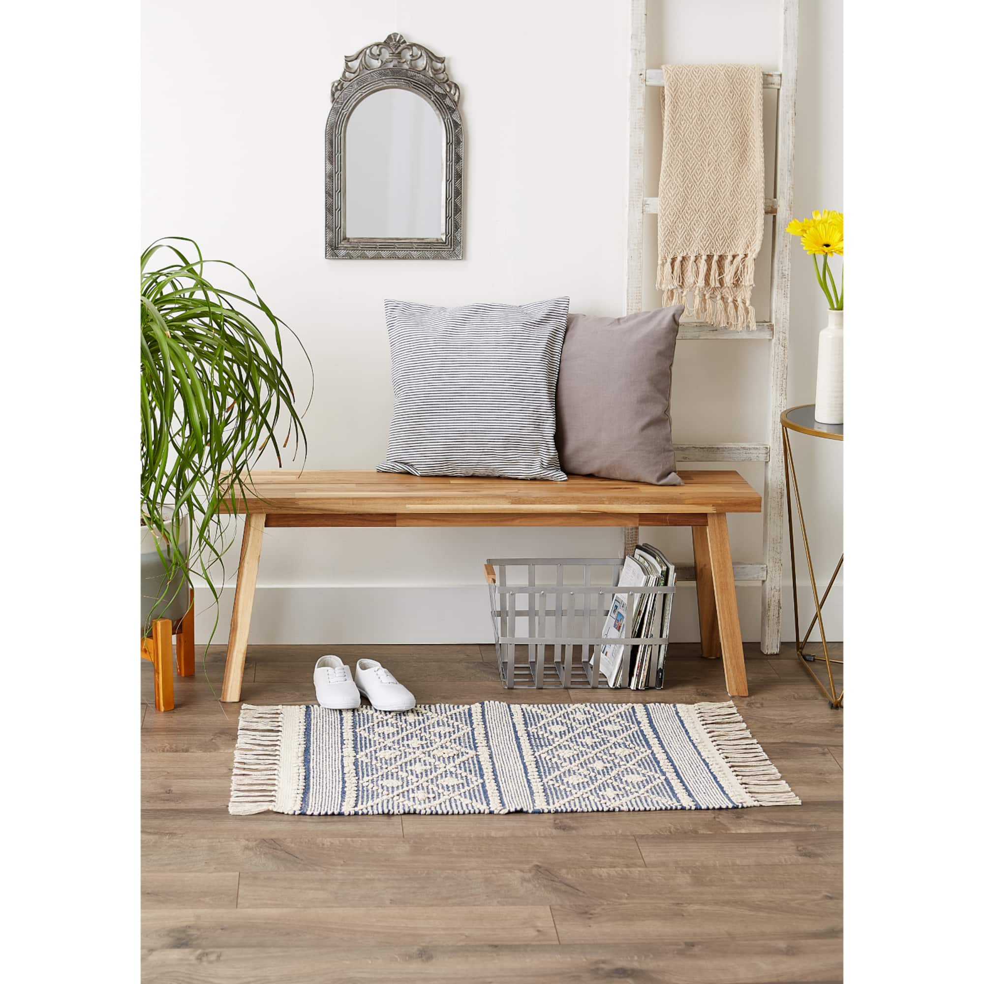 DII® Diamond Textured Hand-Loomed Rug